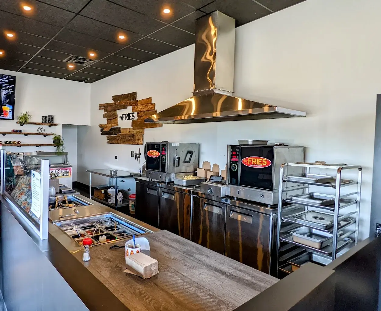 Experience authentic poutine and air-fried fries at myFries Poutinerie in Edmonton