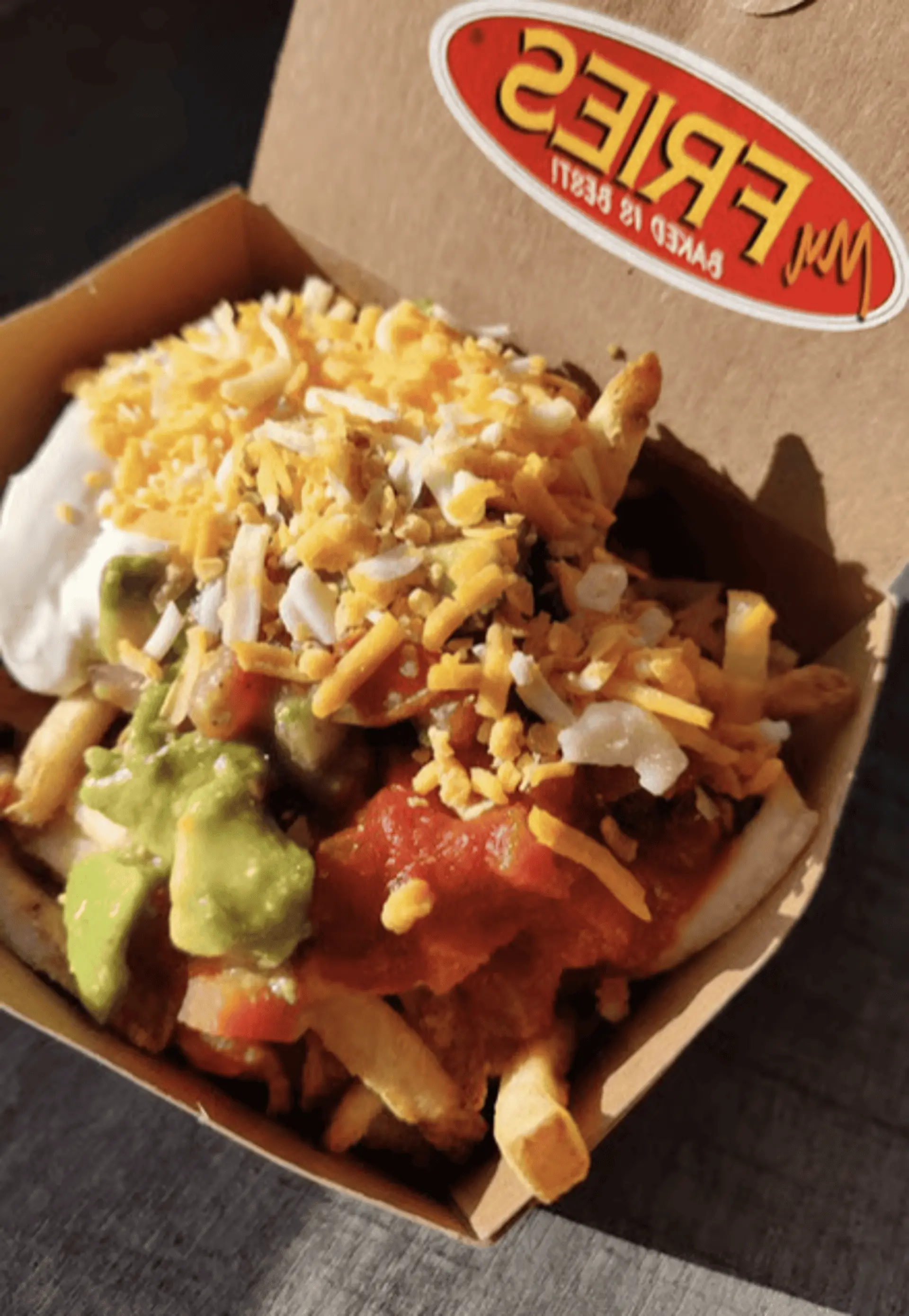Veggie Poutine at myFries Poutinerie in Edmonton